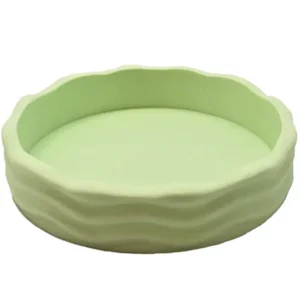 grennn speelbak rond wave - pastel groen - Ø 11,5 cm