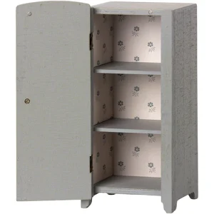 maileg poppenhuis kast grijs-mint - 23 cm